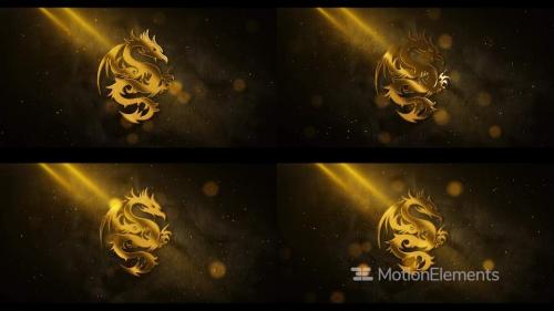 Gold Metal Particle Logo - 11097995