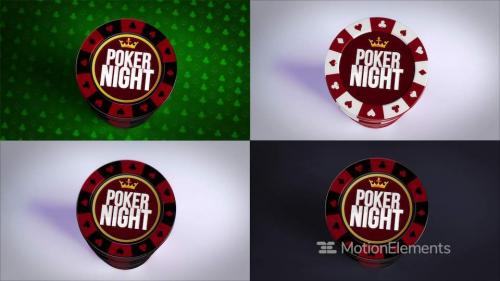 Online Poker Logo Reveal - 10926082