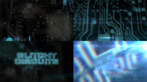 Glitchy Circuits 1.5 - Glitch/Circuits Logo Opener - 10832960