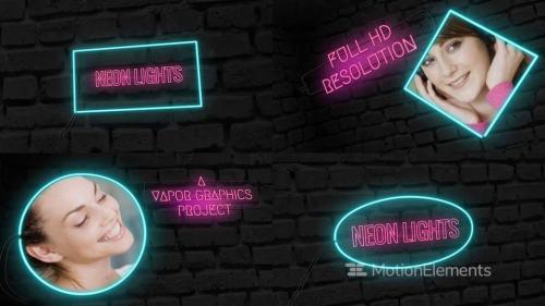 Neon Lights: After Effects Template - 10694711