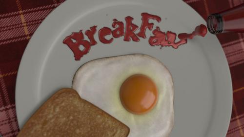 Breakfast - Eggs and Ketchup Logo Stinger - 11529439