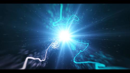 Space Particle Cinematic Logo - 11097982