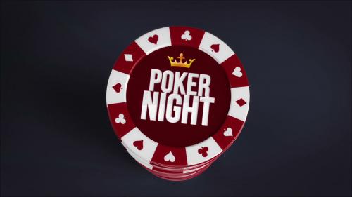 Online Poker Logo Reveal - 10926082