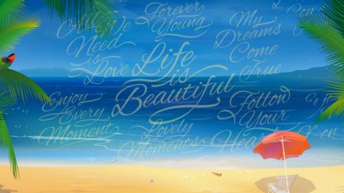 Sunny Beach Logo Opener - 10818373