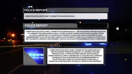 Police lower third - 11630688