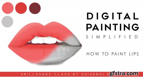  How to Paint Lips : Digital Painting Simplified