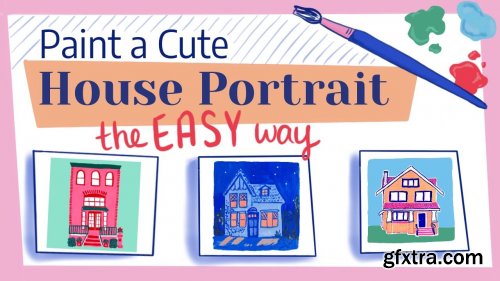  Paint a Cute House Portrait the Easy Way: Beginner Tutorial