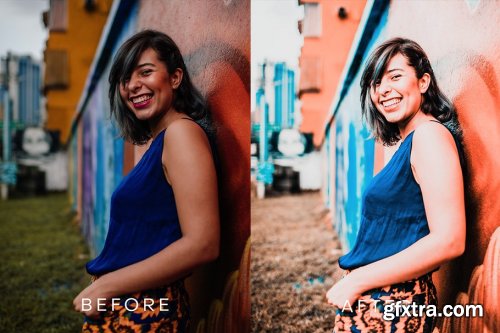 CreativeMarket - PH Orange Lightroom Presets V2 4552333