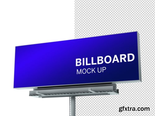 Billboard Mockup on White 256664272