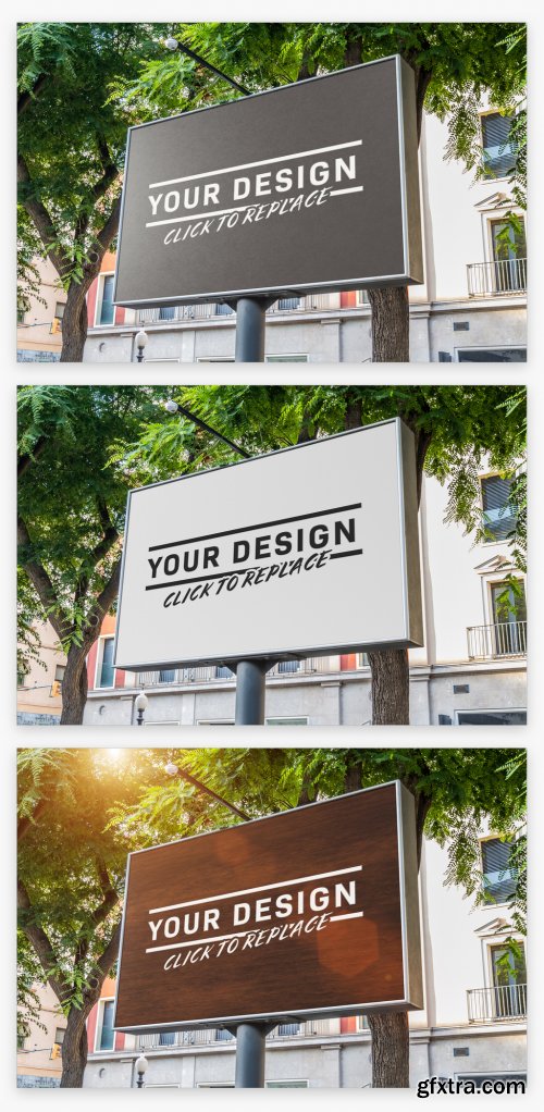 Outside Horizontal Billboard Mockup 219988951