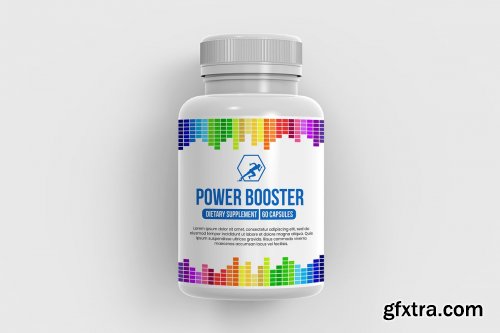 CreativeMarket - Supplement Nutrition Bottle Mockups 4445106