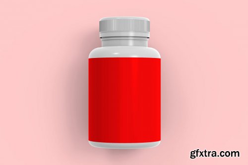 CreativeMarket - Supplement Nutrition Bottle Mockups 4445106