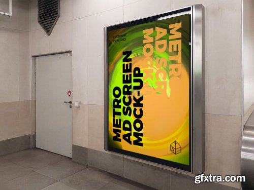 CreativeMarket - Metro Ad Screen Mock-Ups 8 (v.1) 4604249