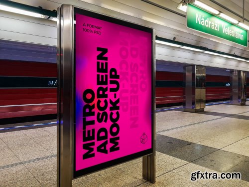 CreativeMarket - Metro Ad Screen Mock-Ups 6 (v.3) 4427529