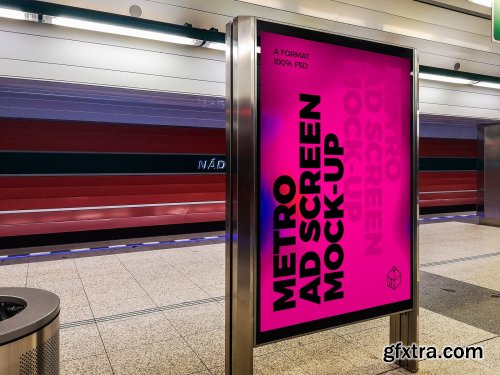 CreativeMarket - Metro Ad Screen Mock-Ups 6 (v.3) 4427529