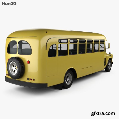 Chevrolet 6700 School Bus 1955 3D model