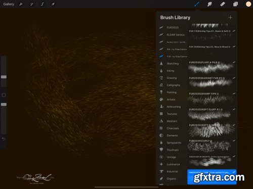 28 Realistic FUR Brushes for Procreate 5