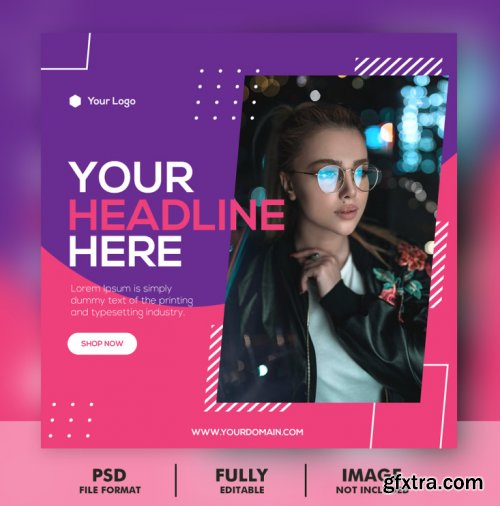 Social media post template vol.2