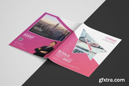 CreativeMarket - Corporate Bi-fold Brochure 4579377