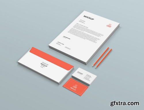Stationary mock-up template