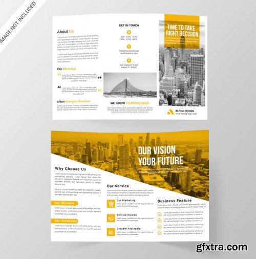 Corporate tri-fold brochure