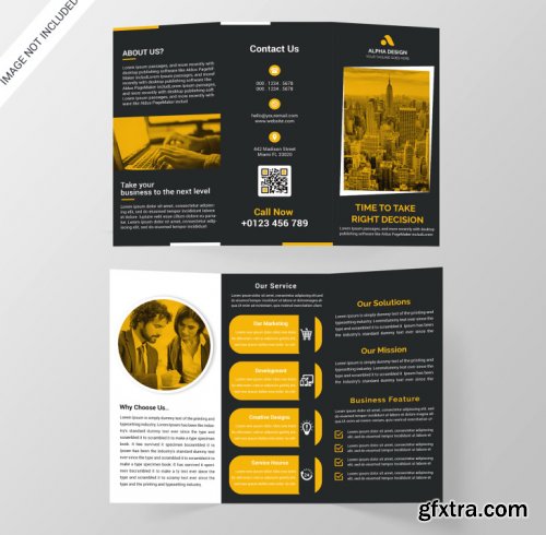 Corporate tri-fold brochure