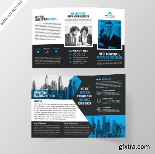 Corporate tri-fold brochure