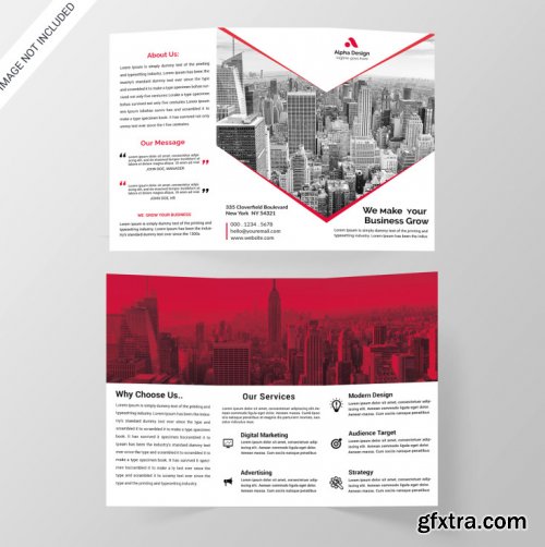 Corporate tri-fold brochure