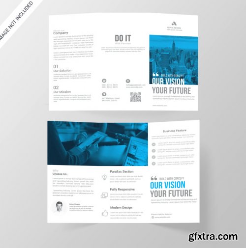 Corporate tri-fold brochure