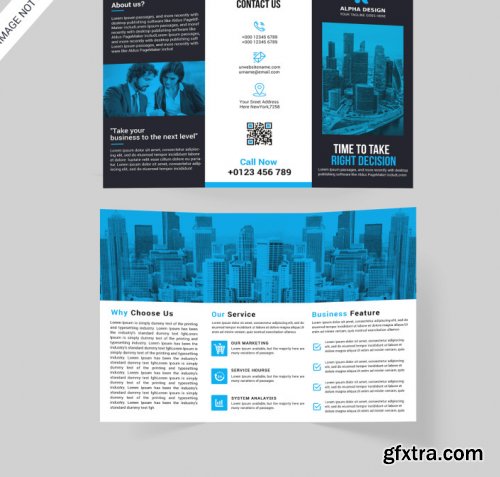 Corporate tri-fold brochure