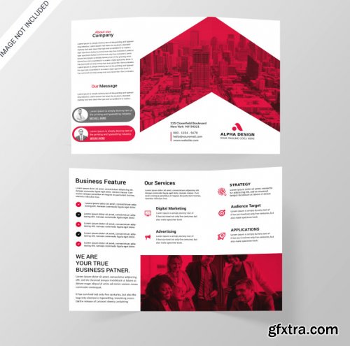 Corporate tri-fold brochure