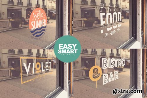 CreativeMarket - Glass Logo Mockups Bundle x25 4612723