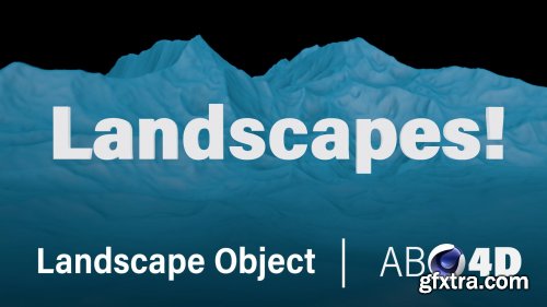  The Landscape Object | Absolute Beginner Cinema 4D