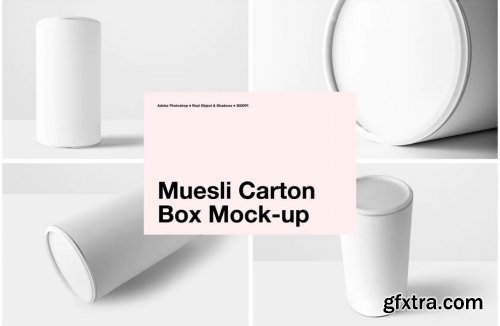 Muesli Cylinder Box