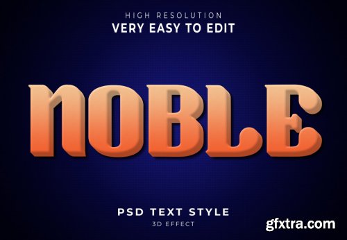  Noble amazing 3d text effect 