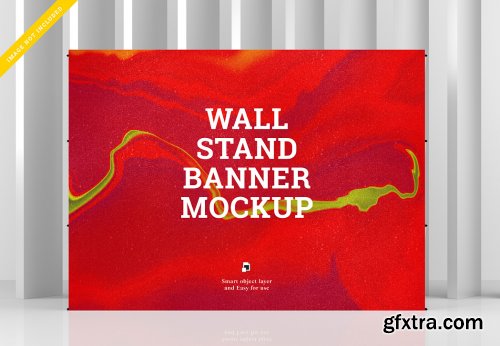 Roll up banner and stand banner mockup