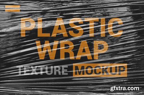 Stretch Plastic Texture Mock up