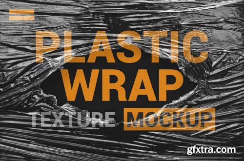 Stretch Plastic Texture Mock up