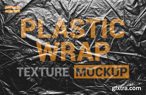 Stretch Plastic Texture Mock up