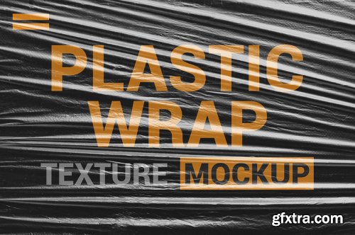 Stretch Plastic Texture Mock up