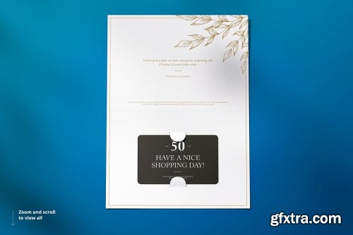 CreativeMarket - Gift Card Mockup Set 4614114