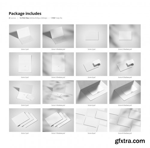 CreativeMarket - Gift Card Mockup Set 4614114