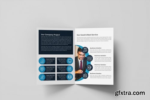 CreativeMarket - Modern company brochure template 4621510