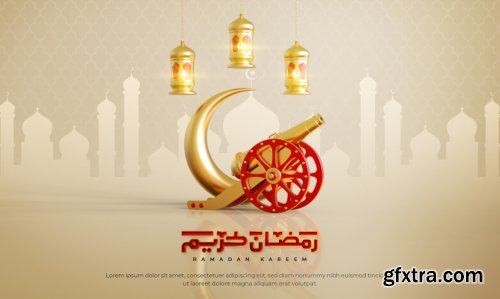 Ramadan kareem islamic greeting background 2