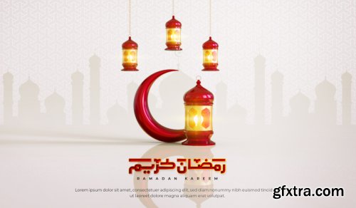 Ramadan kareem islamic greeting background 2