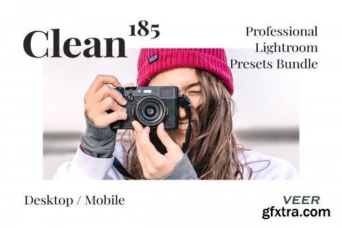 CreativeMarket - 185 Clean Presets Lightroom Bundle 4505081