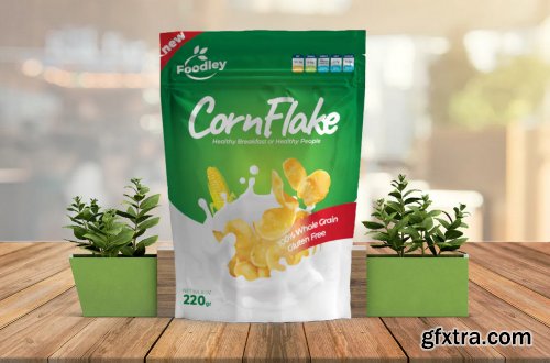 Corn Flakes Packaging Template