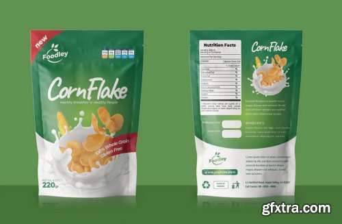 Corn Flakes Packaging Template