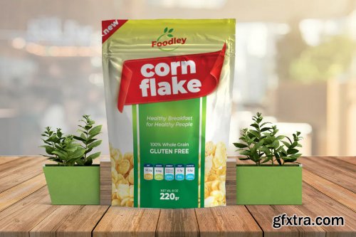 Corn FLakes Packaging Template 2