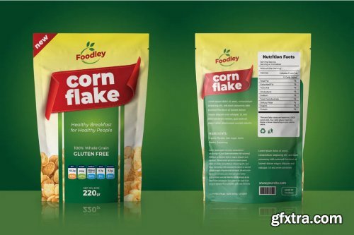 Corn FLakes Packaging Template 2